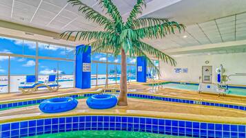 Indoor pool, outdoor pool