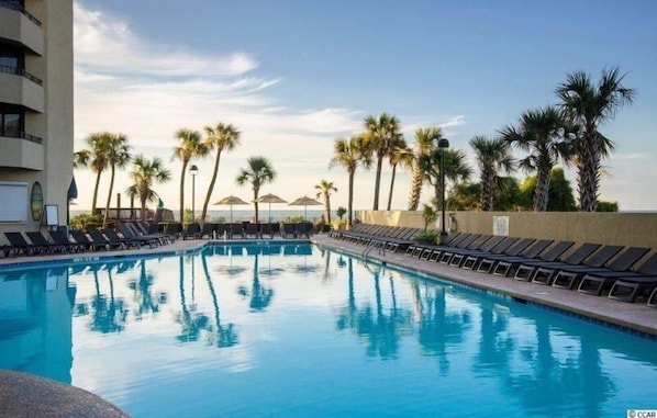 House | Pool | Indoor pool, outdoor pool - Ocean Reef 1421 (Myrtle Beach)