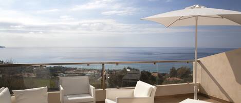 Apartment, 1 Bedroom, Sea View | Terrace/patio
