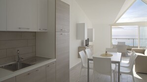 Apartment, 1 Bedroom, Sea View | Living room - Airone Residence (Zambrone)