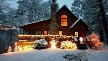 Front of property - evening/night
