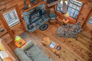 Living area - A Birds Eye View (Blue Ridge)