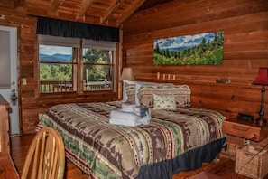 1 غرفة نوم ومكتب