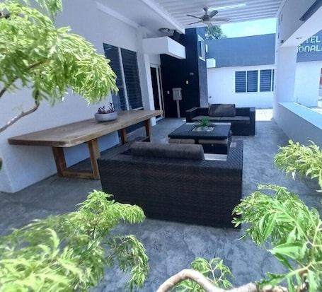 Fachada de la propiedad