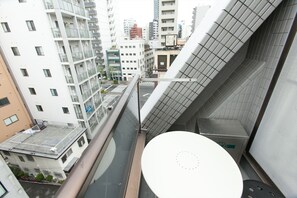 Uitzicht vanaf balkon