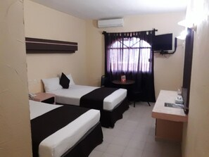 Blackout drapes, free WiFi, wheelchair access