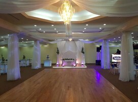 Área interna para casamento