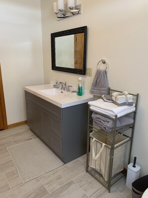 Towels, toilet paper