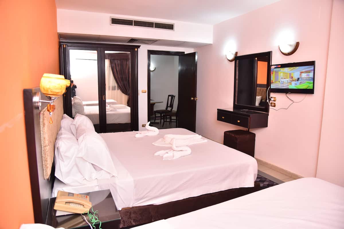 In-room safe, blackout curtains, soundproofing, free WiFi