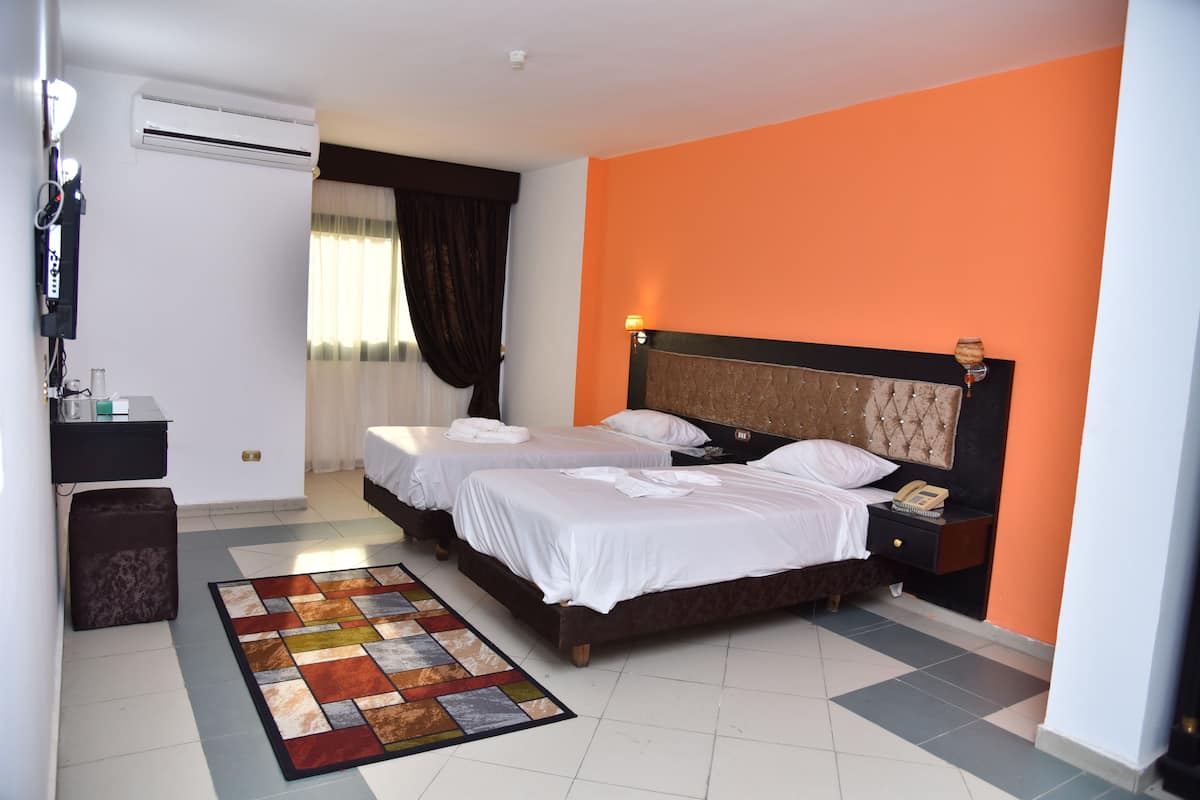 In-room safe, blackout curtains, soundproofing, free WiFi