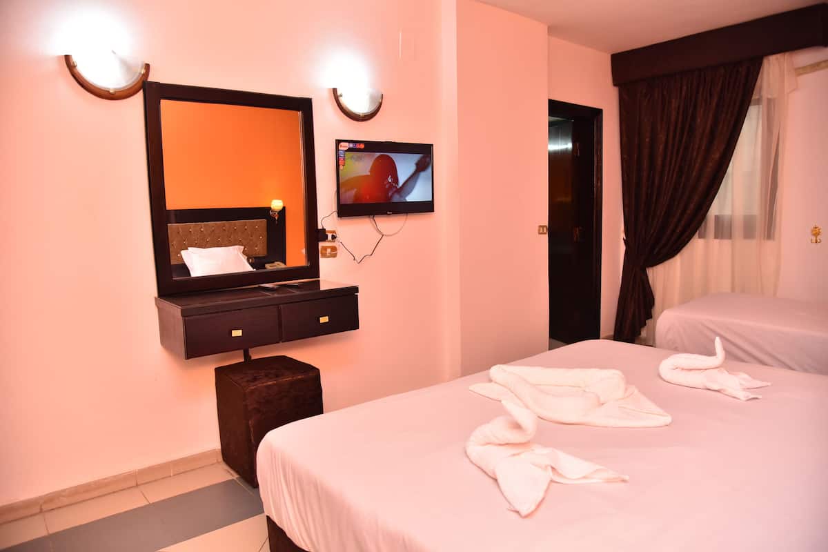 In-room safe, blackout curtains, soundproofing, free WiFi