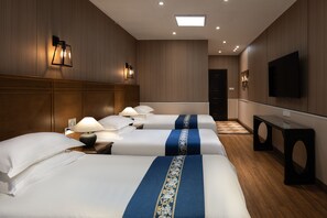 Standard-Dreibettzimmer | Bettwäsche aus ägyptischer Baumwolle, hochwertige Bettwaren