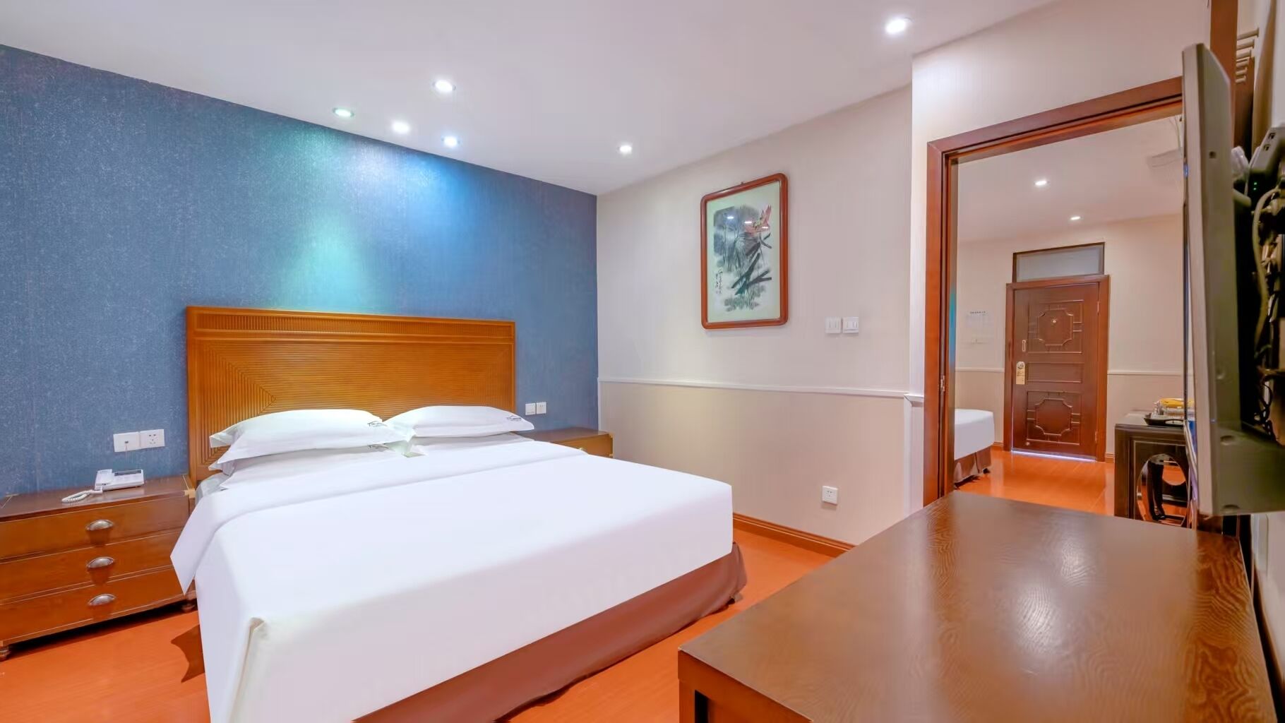 Familiesuite | Egyptiske bomuldslagner, premium-sengetøj, dundyner