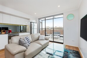 Apartment, 2 Bedrooms (Bal 7 Dar) | Living area | Smart TV - Balmain Modern Apartments (Rozelle)