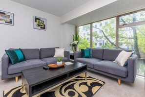Apartment, 2 Bedrooms | Living area | Smart TV - Spacious and Immaculate Apt Close to Sky Tower (Fiore 2 104) (Auckland)