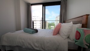 Appartement, 2 slaapkamers | 2 slaapkamers, een strijkplank/strijkijzer, gratis wifi, beddengoed