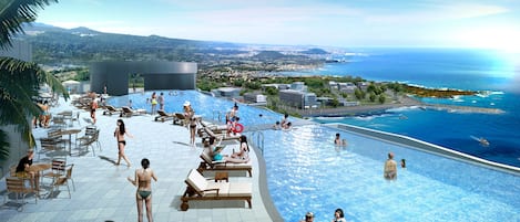 Seasonal outdoor pool