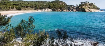 Spacious villa with large private pool and outstanding sea views. 