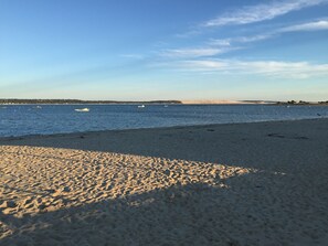 Beach nearby, sun-loungers