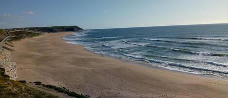 Plage, chaises longues