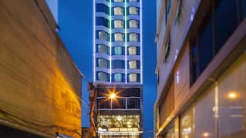 Front of property – evening/night