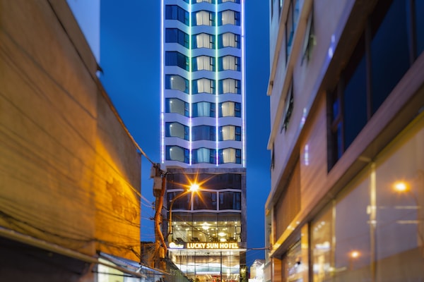 Front of property – evening/night