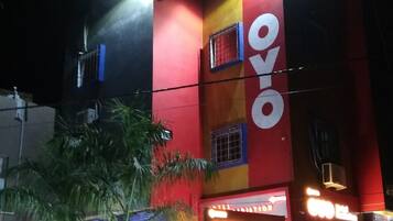 Front of property - evening/night