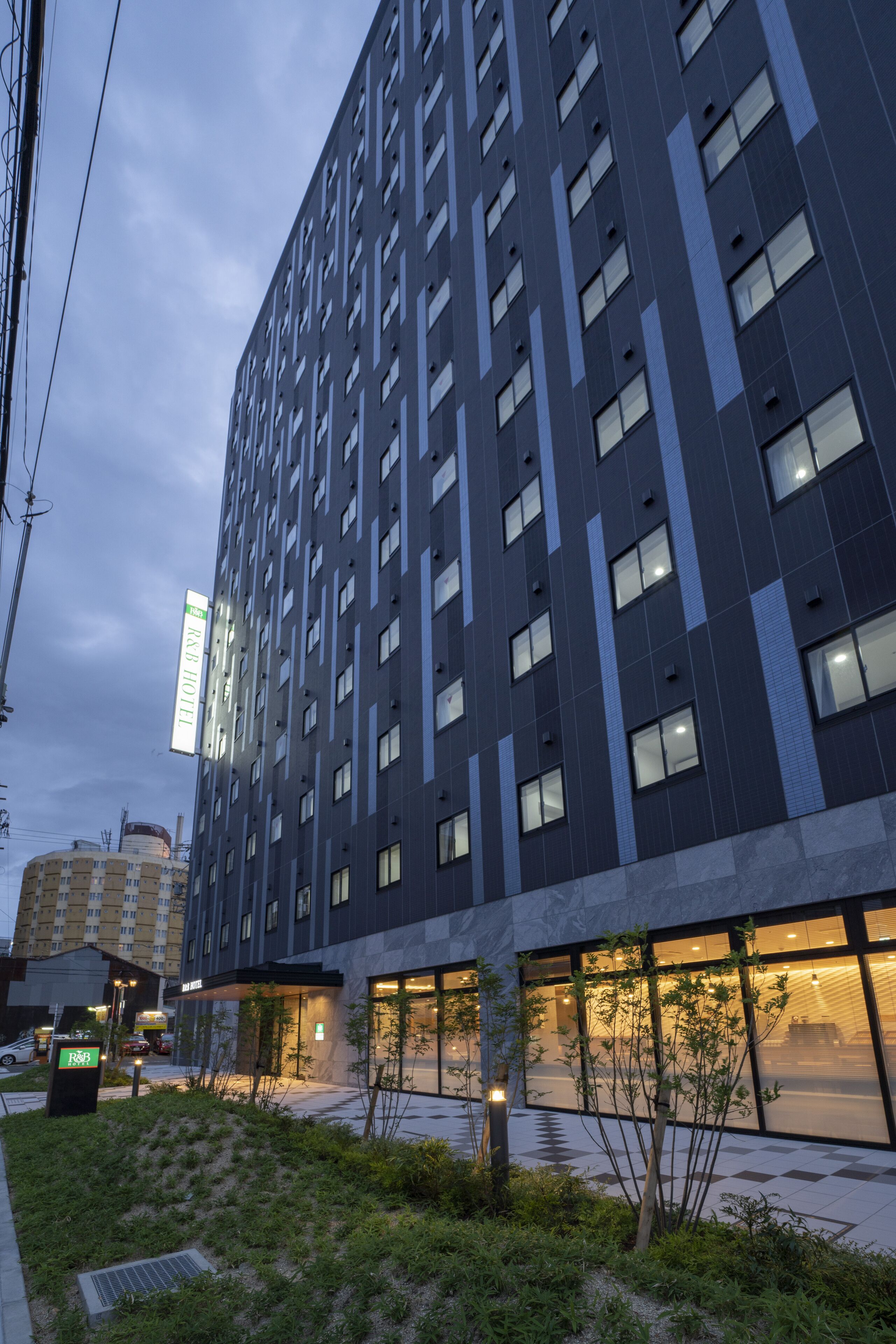 Front of property - evening/night