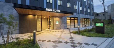 Front of property – evening/night