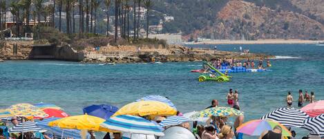 On the beach, 4 beach bars