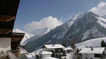 Doppelzimmer, 1 Queen-Bett | Blick auf die Berge