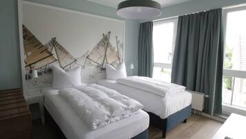 Standard-Doppelzimmer | Allergikerbettwaren, Verdunkelungsvorhänge, schallisolierte Zimmer
