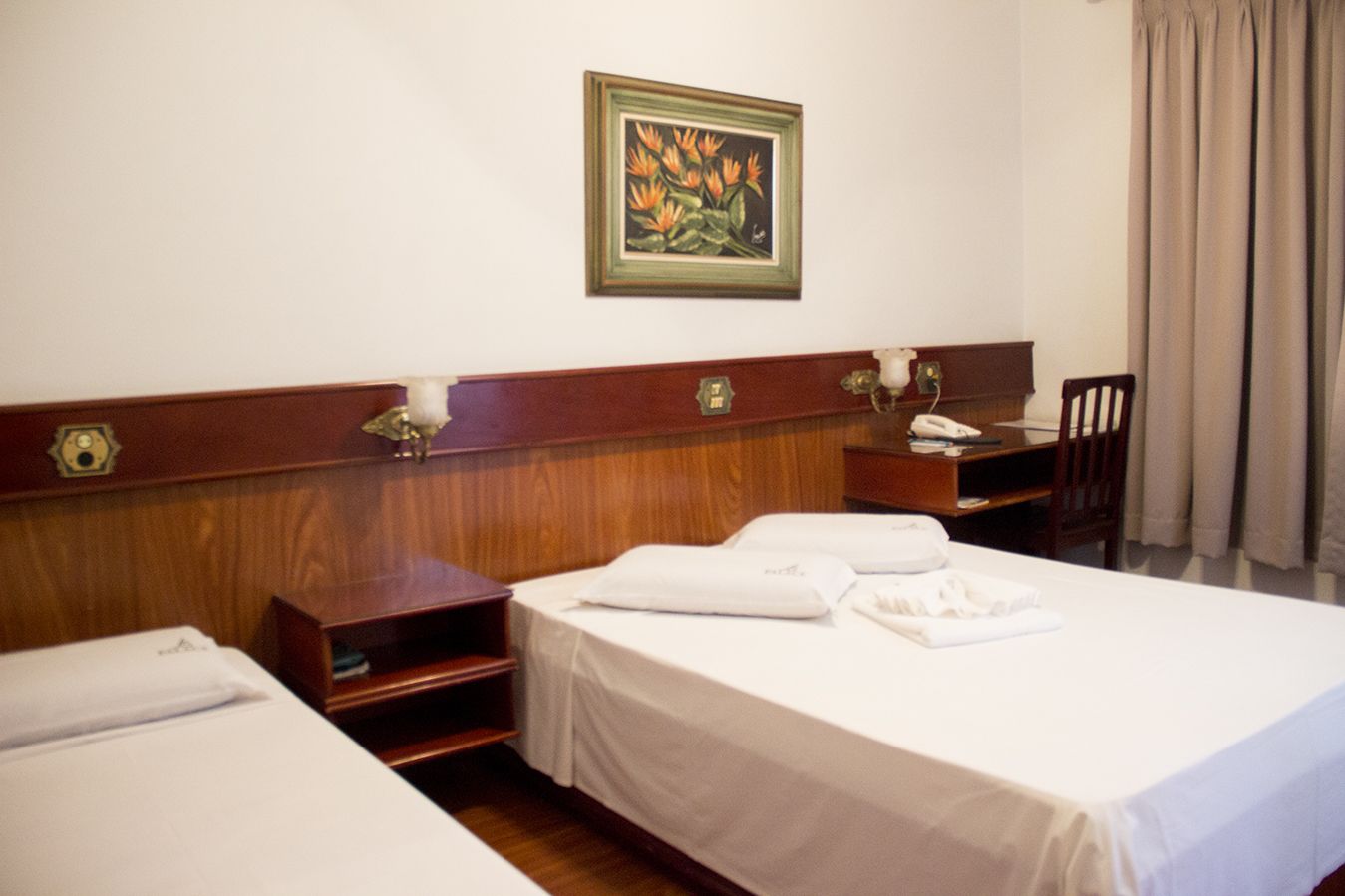 quadruple room, multiple beds | hypo-allergenic bedding, minibar, desk, blackout curtains