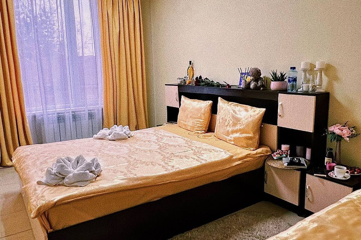 Quarto casal família | 1 quarto, cortinas blackout, Wi-Fi de cortesia, roupa de cama