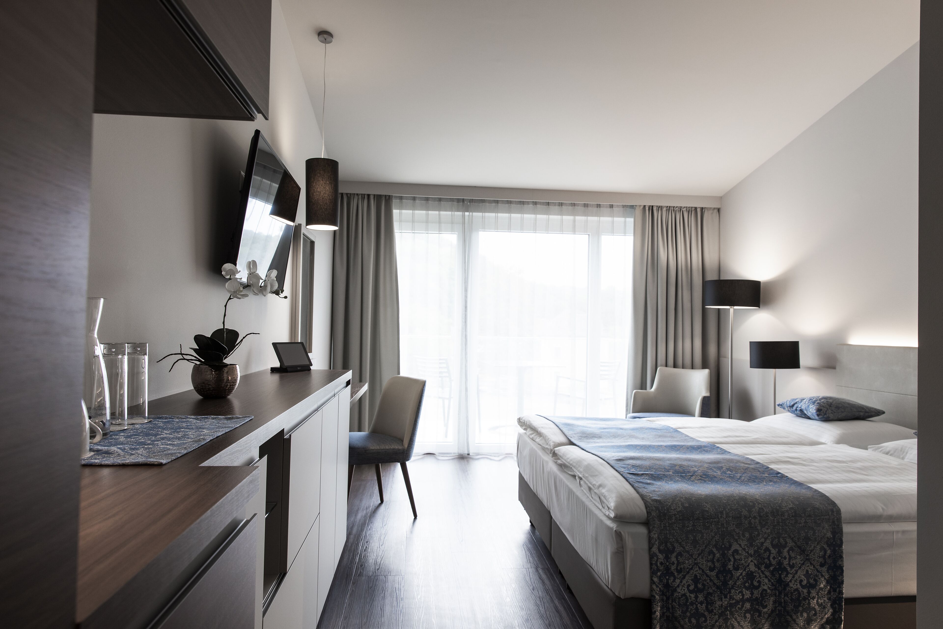 1 dormitorio, ropa de cama de alta calidad, caja fuerte