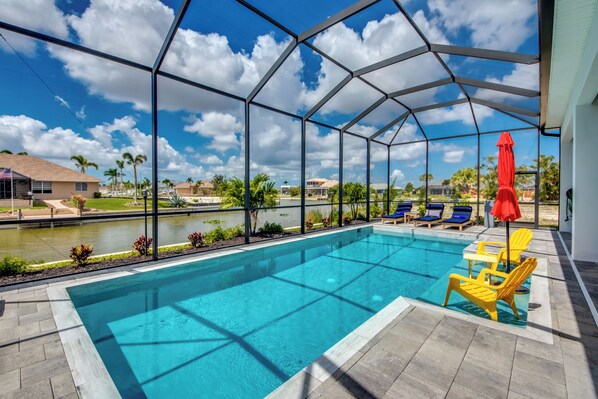 Außenpool, beheizter Pool