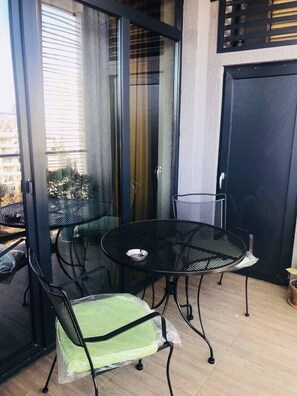 Loft | Balcony - Sol's M2 White Modern Apartments (Tbilisi)