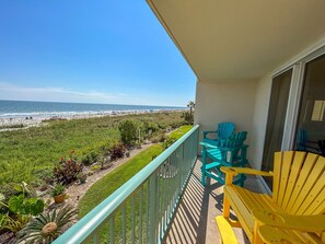 Property grounds - Crescent Beach.  3 bedroom, 2 bath oceanfront condo. Enclosed pool. (North Myrtle Beach)
