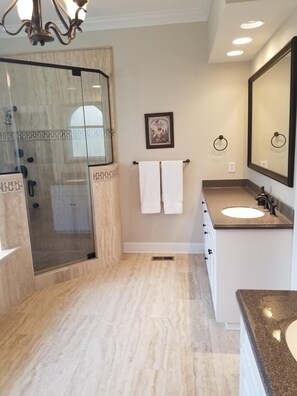 Towels, soap, toilet paper