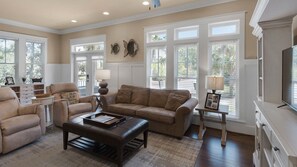 Smart TV, DVD player, books