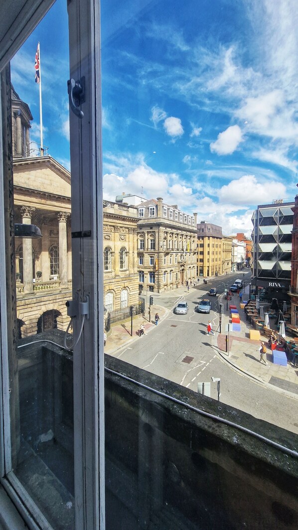 Blick von der Unterkunft