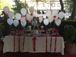 Espace mariage en plein air