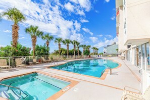Indoor pool, a heated pool