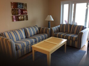 Smart TV, DVD player, books