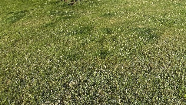 Uma casa térrea com varanda coberta e deck cercado.