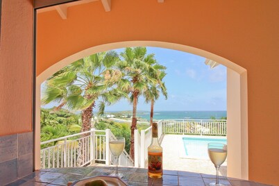 Luxurious Caribbean Contemporary Charm with Breathtaking Panoramic Ocean View