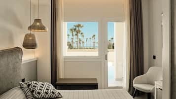 Chambre Double Standard, vue mer | Coffres-forts dans les chambres, bureau, lits bébé (gratuits)