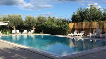 Indoor pool, seasonal outdoor pool