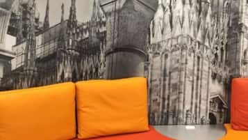 Sala de estar en el lobby