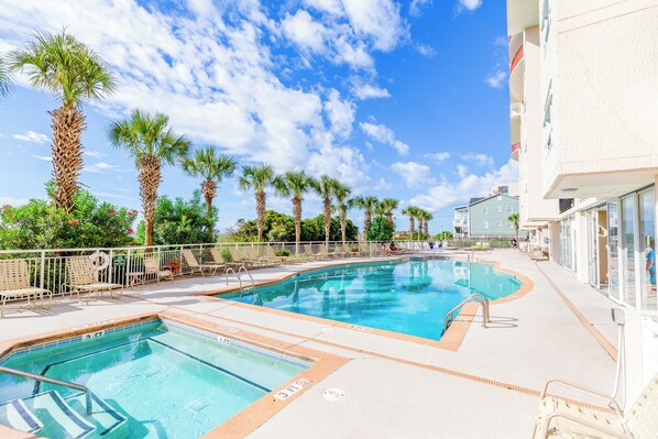 Indoor pool, a heated pool